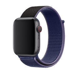Ремінець Apple watch 42mm Nylon Sport Loop /blue black/