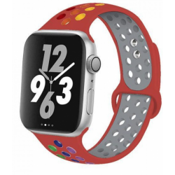 Ремінець Apple watch 42mm Sport Band picture /Nike orange/ M
