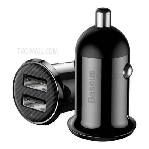 Автомобильная зарядка Baseus Grain Pro 2 USB 4.8A /black/