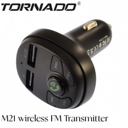 Автомобильная зарядка Tornado M21 FM Transmitter /black/