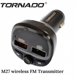 Автомобильная зарядка Tornado M27 FM Transmitter /black/