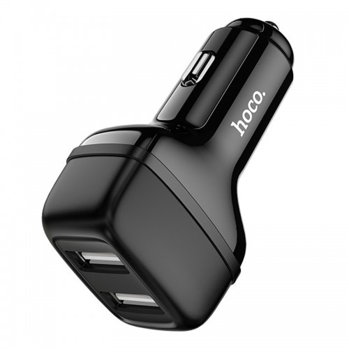 Автомобільний зарядний пристрій HOCO Z36 Dual port 2.4A /black/