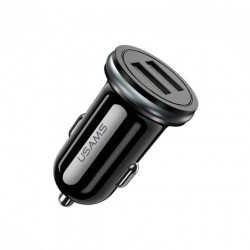 Автомобільний зарядний пристрій Usams C8 3.1A Dual USB Mini /black/