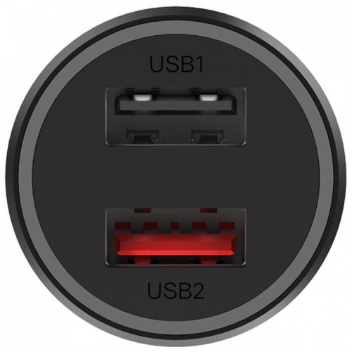 Автомобільний зарядний пристрій XiaoMI Car Charger 37W /black/