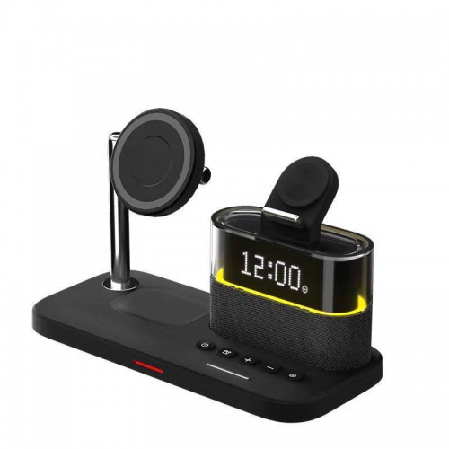 Бездротова зарядка стенд MagSafe 5 in 1 C09 23W /black/