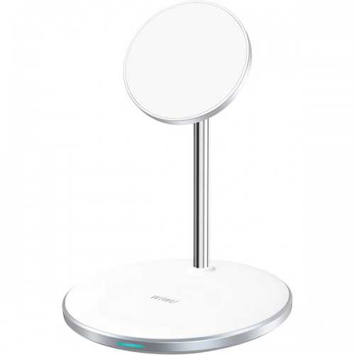 Бездротова зарядка Wiwu 2in1 Wireless Charger 15W /white/ Wi-W019