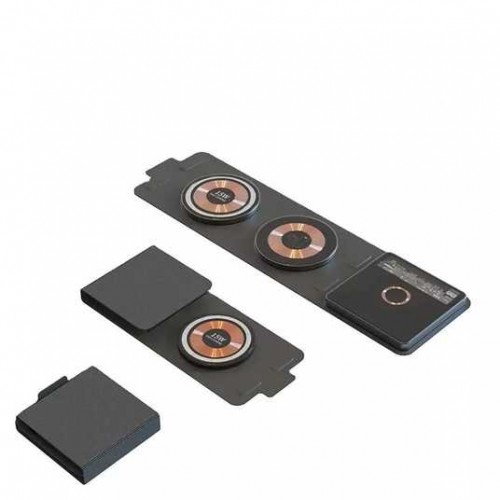 Бездротова зарядка стенд Travel 3 in 1 T01 15W /black/