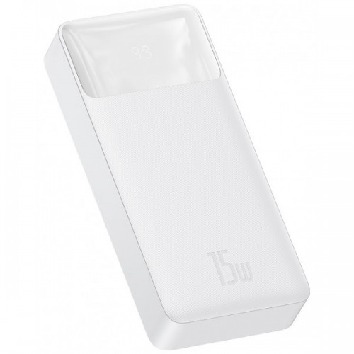 Зовнішній аккумулятор Power Bank Baseus Bipow Digital 20000mAh 15W /white/