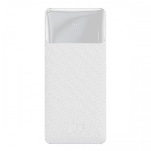 Зовнішній аккумулятор Power Bank Baseus Bipow Digital 20000mAh 15W /white/
