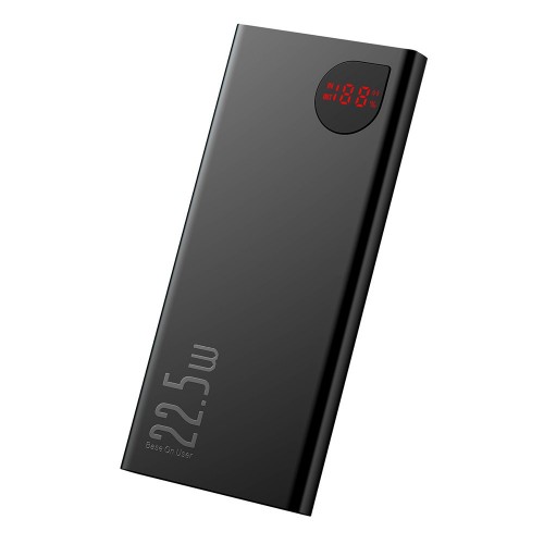 Зовнішній аккумулятор Power Bank Baseus Metal 10000mAh 22,5W /black/