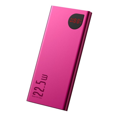 Зовнішній аккумулятор Power Bank Baseus Metal 10000mAh 22,5W /red/