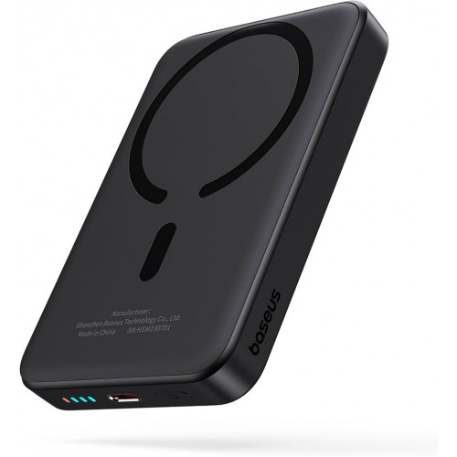 Зовнішній акумулятор Power Bank Baseus Slim Compact 6000mAh 20W PD /black/