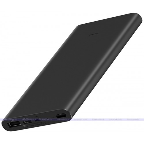 Зовнішній аккумулятор XiaoMI Power Bank3 10000 Mh 2 USB /black/ USB-C