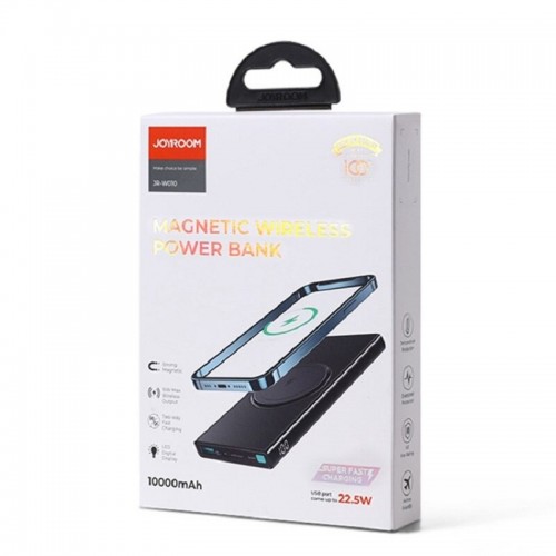 Зовнішній акумулятор Power Bank Joyroom 10000mAh 22.5w W010 Magnetic /black/