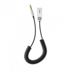 Аудио кабель Baseus AUX Audio Receiver с USB /silver black/ BA01