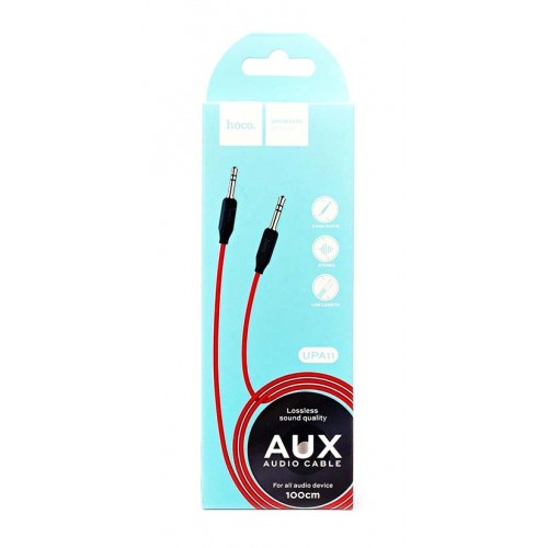 Аудио кабель Hoco Audio Cable UPA11 (папа-папа) 1m /black/