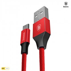 USB кабель Lightning 100cm Baseus C shaped Power-off 2.4A /red/