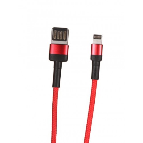 USB кабель Lightning 100cm Baseus Cafule 2A /black red/