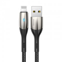USB кабель Lightning 100cm Baseus Horizontal Quick 2,4A /black/