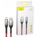 USB кабель Lightning 100cm Baseus Horizontal (With Indicator) 2.4A /black/