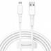 USB кабель Lightning 100cm Baseus Mini 2.4A /white/