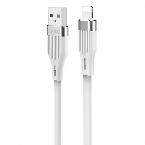 USB кабель Lightning 100cm Hoco U72 Silicone /white/