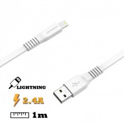 USB кабель Lightning 100cm Tornado TX3 2.4A /white/
