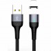 USB кабель Lightning 100cm Usams Magnetic U28 /silver/