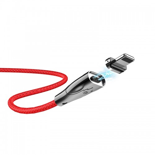 USB кабель Lightning 120cm Hoco U75 Blaze magnetic /red/