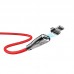 USB кабель Lightning 120cm Hoco U75 Blaze magnetic /red/