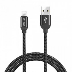 USB кабель Lightning 120cm Wiwu Atom /black/ YZ-103