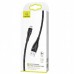 USB кабель Lightning 200cm Usams Braided U41 /black/