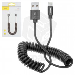 USB кабель Lightning Baseus Elastic 1,5m /black/