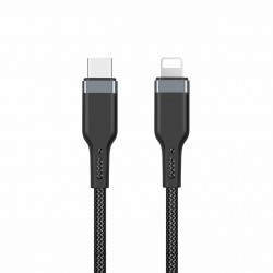 USB кабель Type-C to Lightning 300cm Wiwu Platinum /black/ PT04