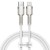 USB кабель Type-C to Lightning Baseus Cafule Metal 2m 20W /white/