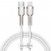 USB кабель Type-C to Lightning Baseus Cafule Metal 2m 20W /white/