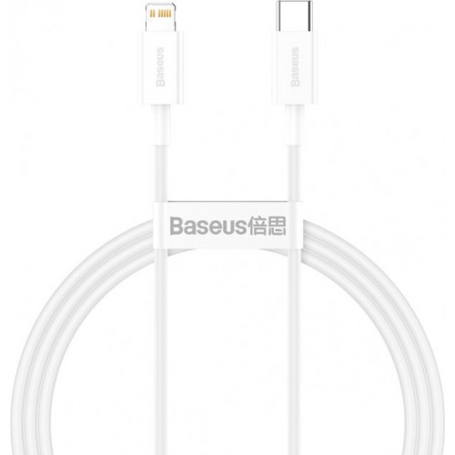 USB кабель Type-C to Lightning Baseus Superior Series 20w 1m /white/