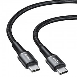 USB кабель Type-C to Type-C Baseus Halo 1m 60W /black/