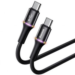 USB кабель Type-C to Type-C Baseus Halo 2m 60W /black/