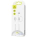 USB кабель Type-C to Type-C/Lightning Usams U31 1m 60W /white/