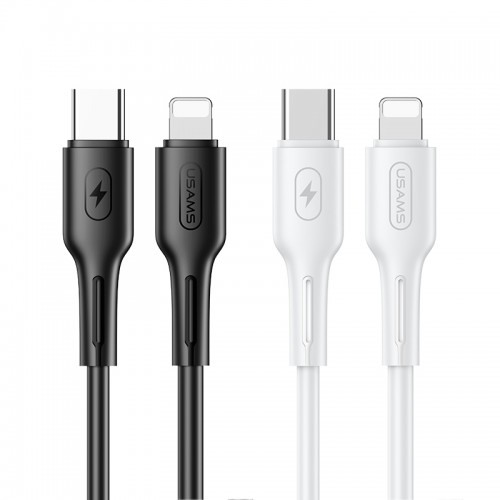 USB кабель Type-C/USB to Lightning Usams U31 1m 30W /white/