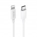 USB кабель Type-C/USB to Lightning Wiwu G90 1m 20W /white/