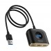 Перехідник Hub Baseus 4in1 Round Box series 4USB /black/