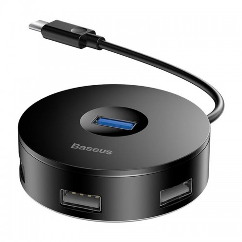 Перехідник Hub Baseus 4in1 Round Box series 4USB /black/