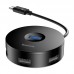 Перехідник Hub Baseus 4in1 Round Box series 4USB /black/
