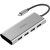 Перехідник Хаб USB-C 4in1 Wiwu Apollo 4xUSB 3.0 /gray/ A440