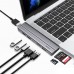 Перехідник Хаб USB-C 8in2 Wiwu T9 /gray/