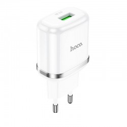 Зарядний пристрій Hoco N3 Special single QC3.0 /white/