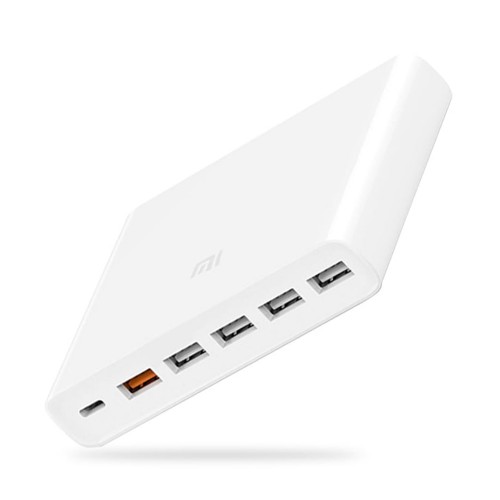 Зарядний пристрій XiaoMI Super fast charger with 6 ports (60W) /white/